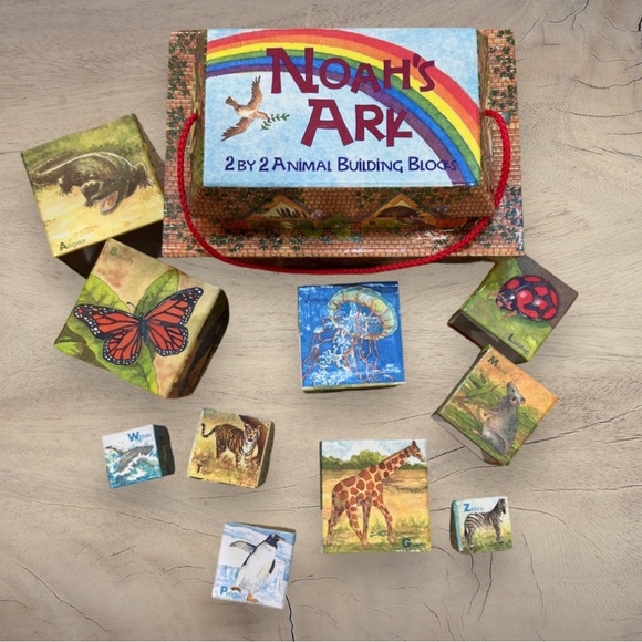 Noah’s Ark 2 by 2 Animal Building Blocks with Ark - Picture 4 of 10